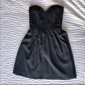 Strapless Black Dress